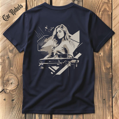 Augenkontakt Grunge T-Shirt Backprint - Car Rebels
