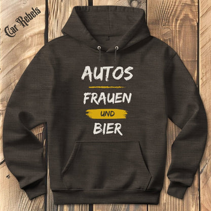 Autos Frauen und Bier Hoodie - Car Rebels