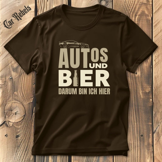 Autos und Bier | Unisex T - Shirt - Car Rebels