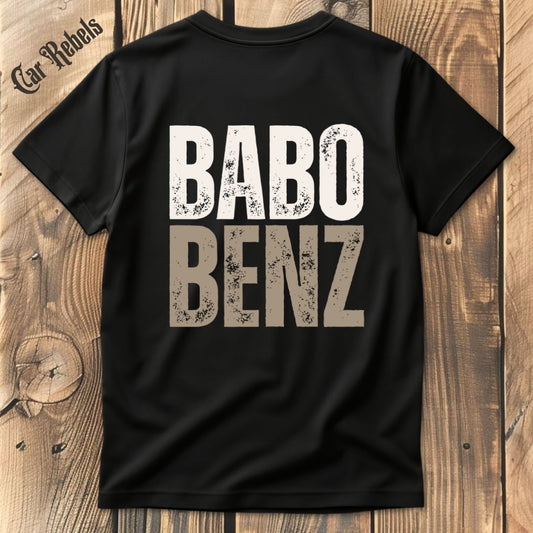 Babo Benz T-Shirt Backprint - Car Rebels