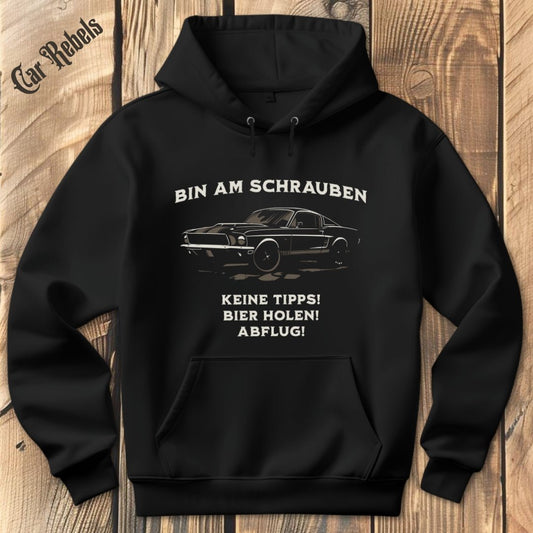 Bin am Schrauben Hoodie - Car Rebels