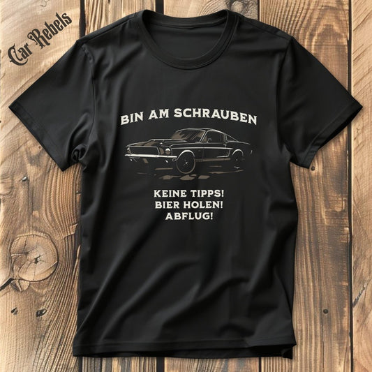 Bin am Schrauben | Unisex T - Shirt - Car Rebels