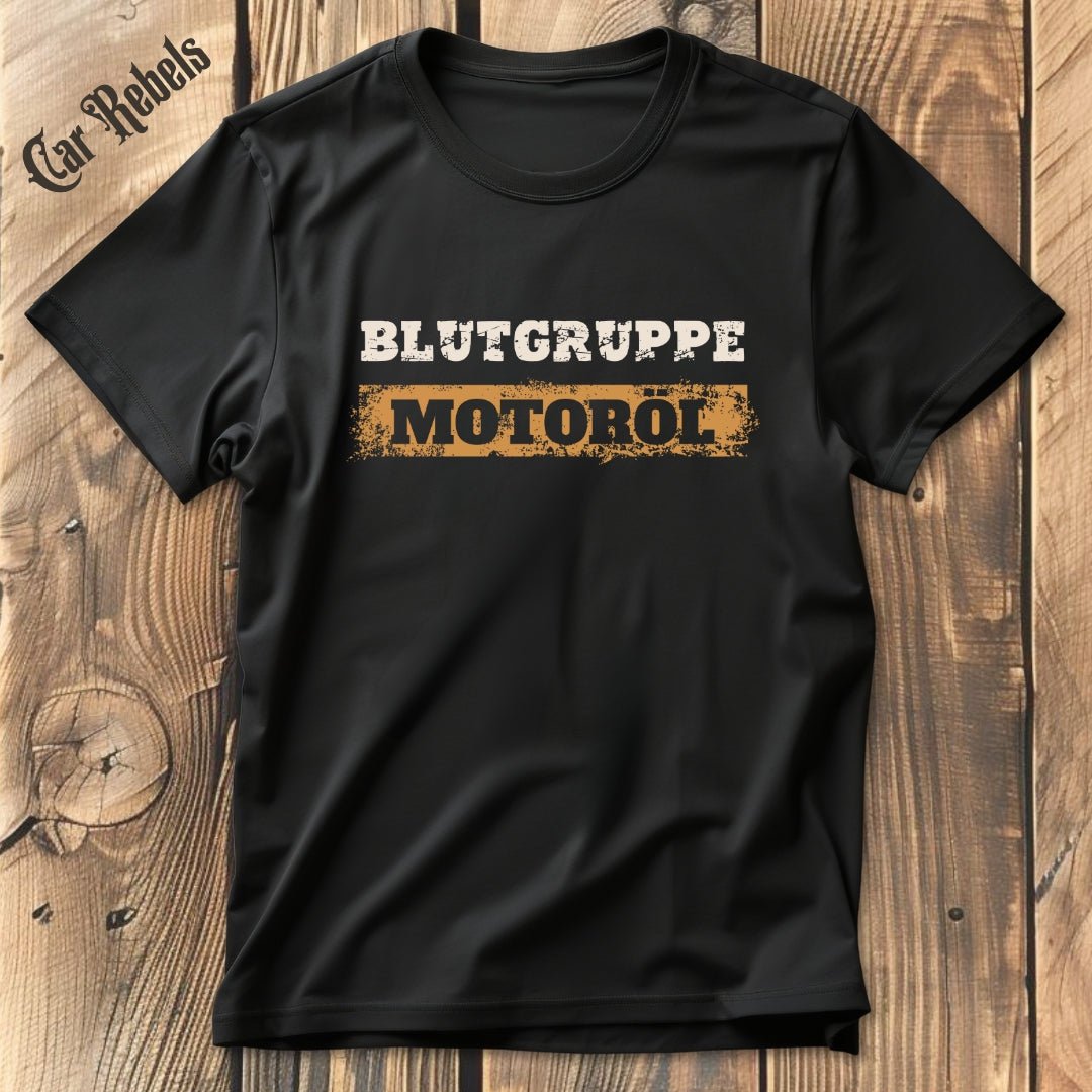 Blutgruppe Motoröl | Unisex T - Shirt - Car Rebels