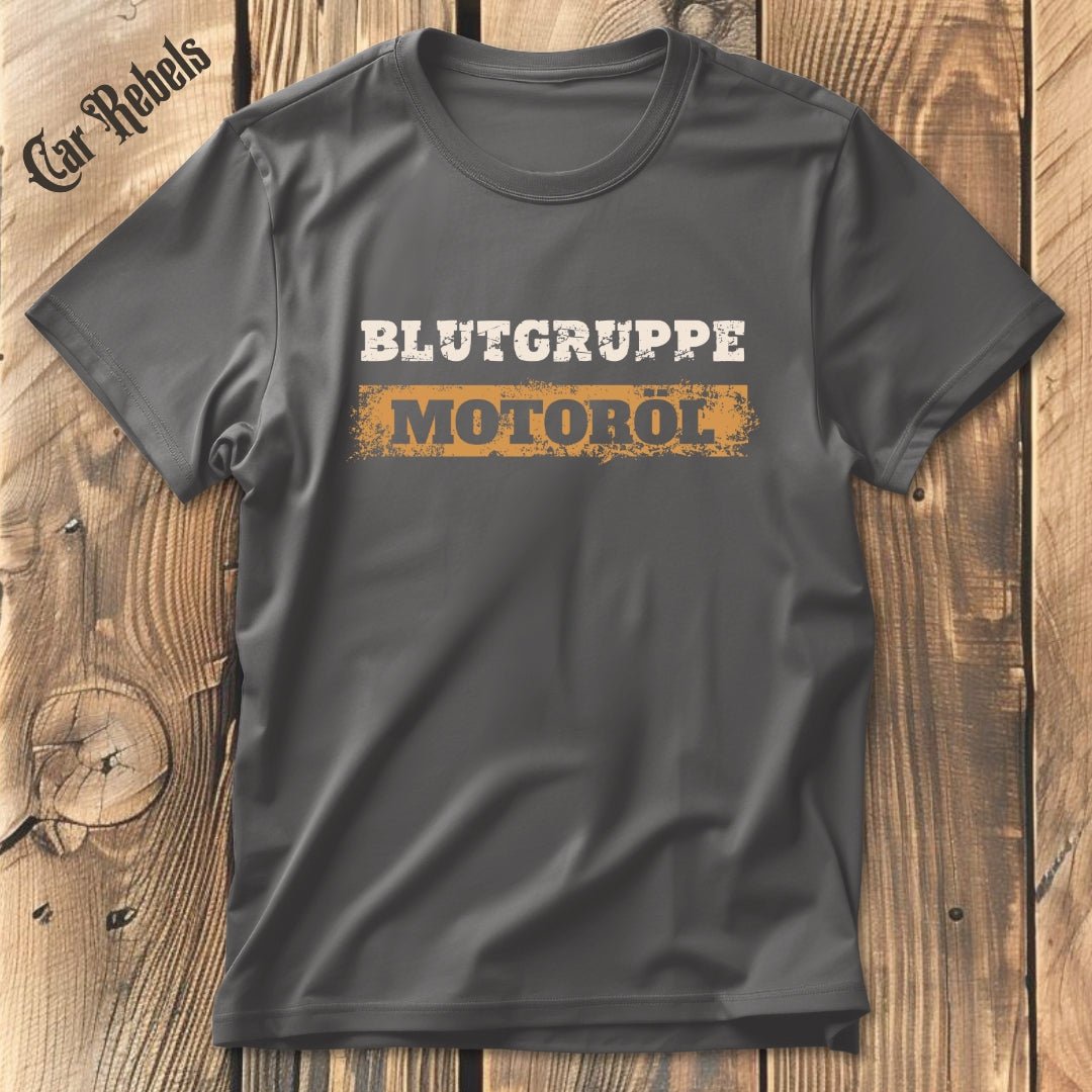 Blutgruppe Motoröl | Unisex T - Shirt - Car Rebels