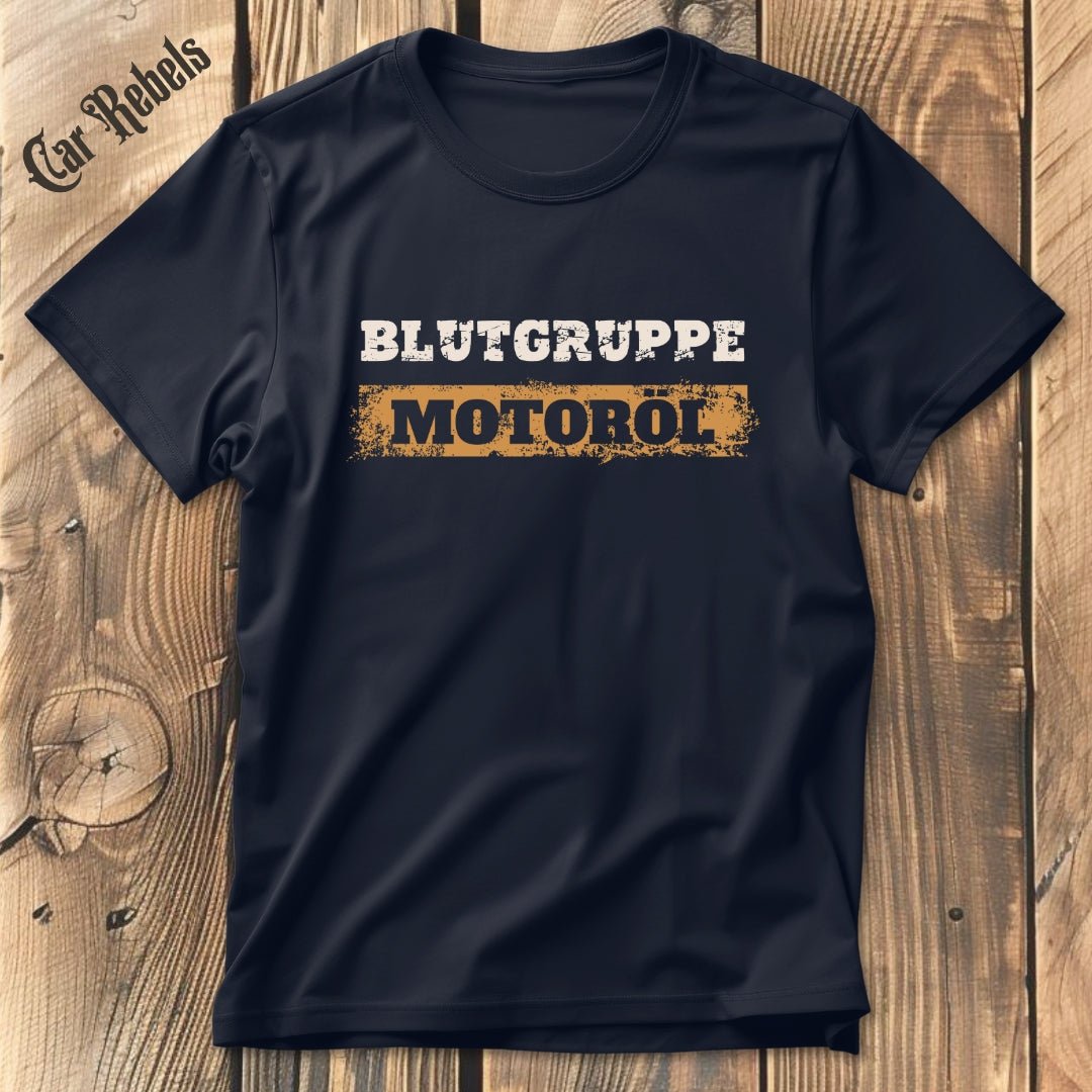 Blutgruppe Motoröl | Unisex T - Shirt - Car Rebels