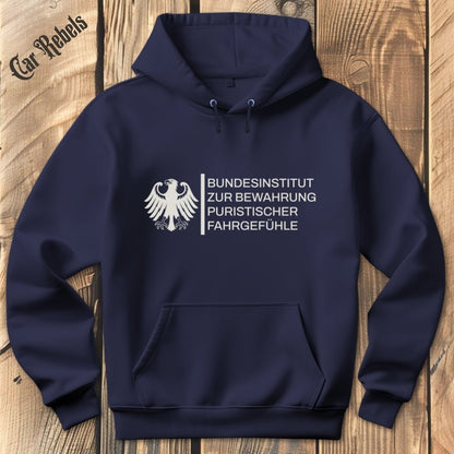 Bundesinstitut Fahrgefühle Hoodie - Car Rebels