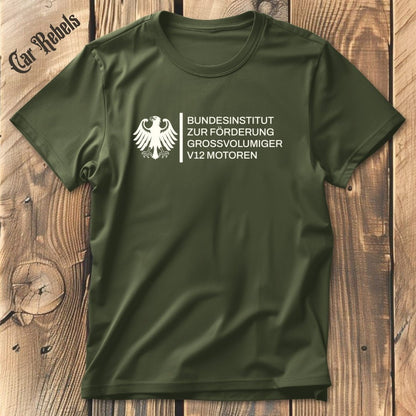 Bundesinstitut V12 T-Shirt - Car Rebels