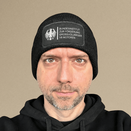 Bundesinstitut V8 Beanie - Car Rebels