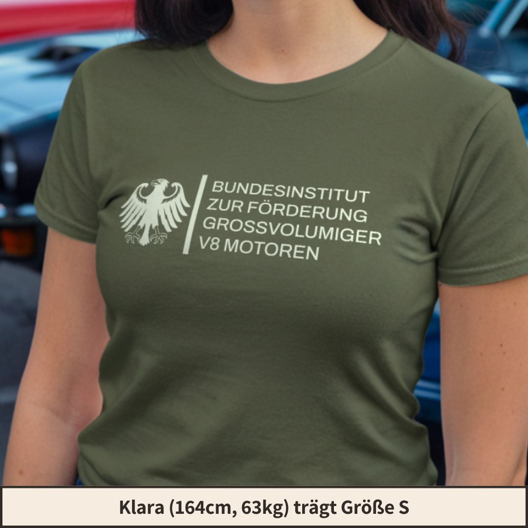 Bundesinstitut V8 T-Shirt - Car Rebels