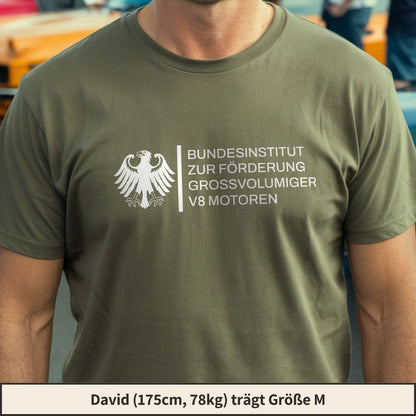 Bundesinstitut V8 T-Shirt - Car Rebels