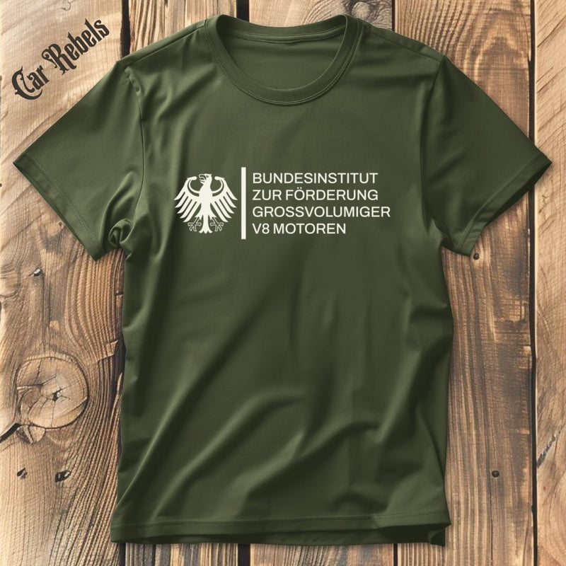 Car-Rebels – Bundesinstitut V8 T-Shirt
