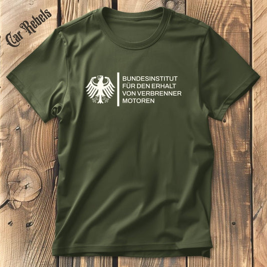 Bundesinstitut Verbrenner | Unisex T - Shirt - Car Rebels