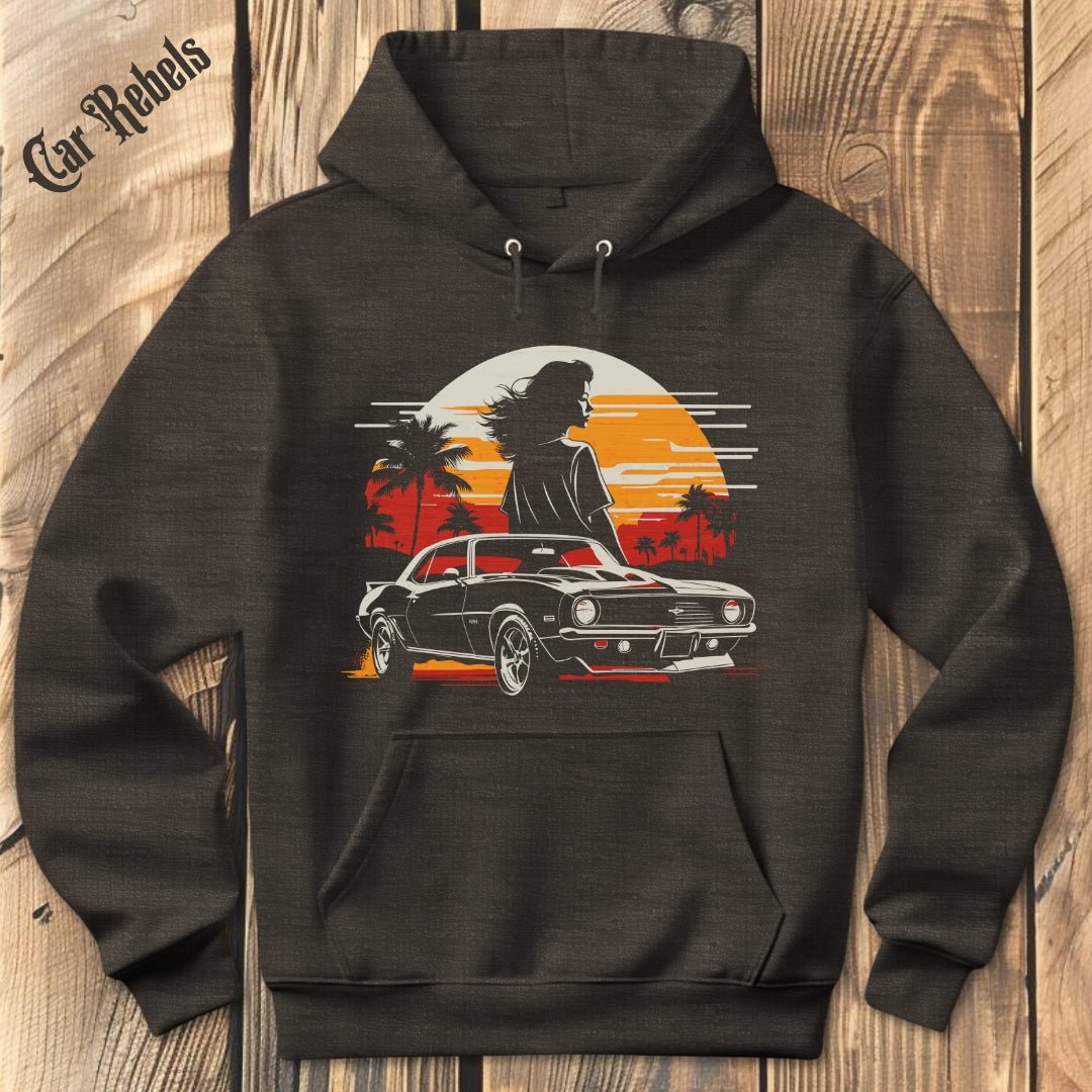 Camaro Sunset Hoodie - Car Rebels