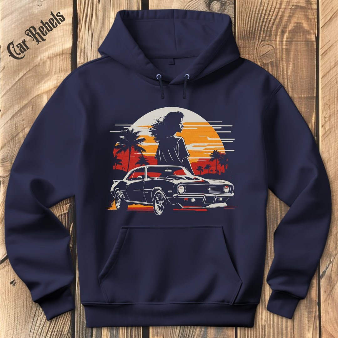 Camaro Sunset Hoodie - Car Rebels