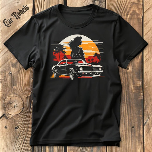 Camaro Sunset | Unisex T - Shirt - Car Rebels