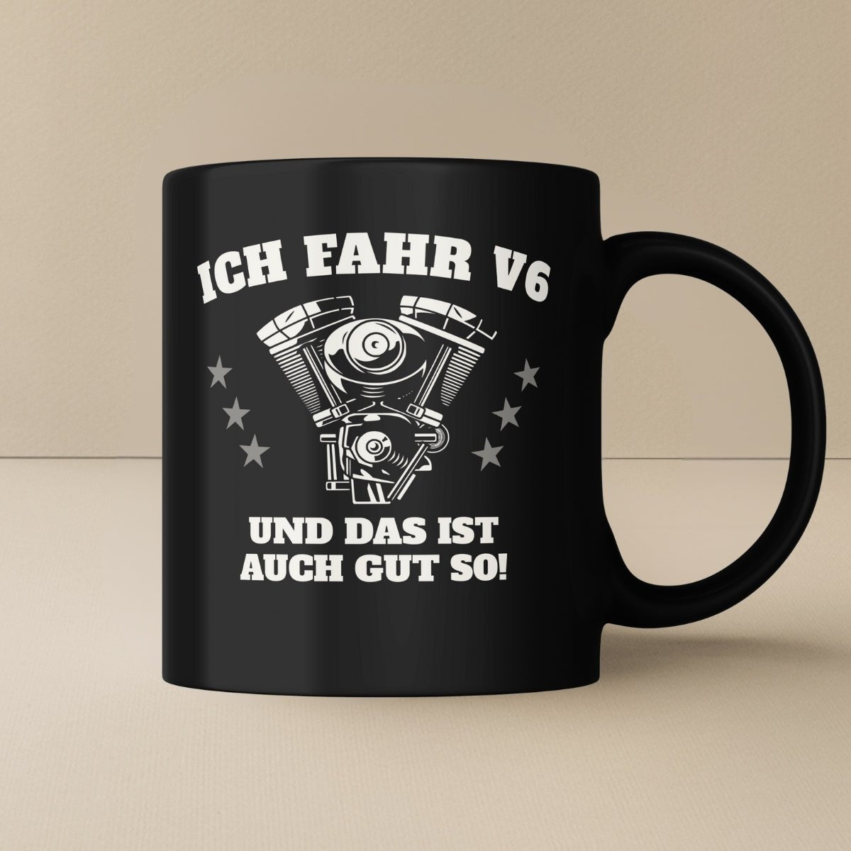 Das ist auch gut so V6 Tasse - Car Rebels