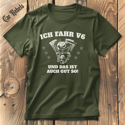 Das ist auch gut so V6 | Unisex T-Shirt - Car Rebels