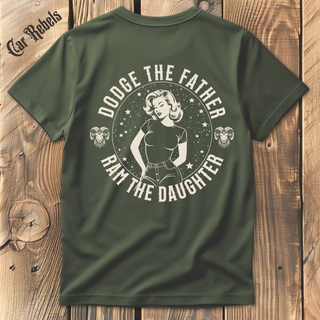 Dodge the father T-Shirt Backprint - Car Rebels