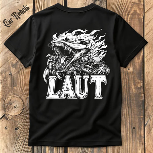 Drache V8 T-Shirt Backprint - Car Rebels