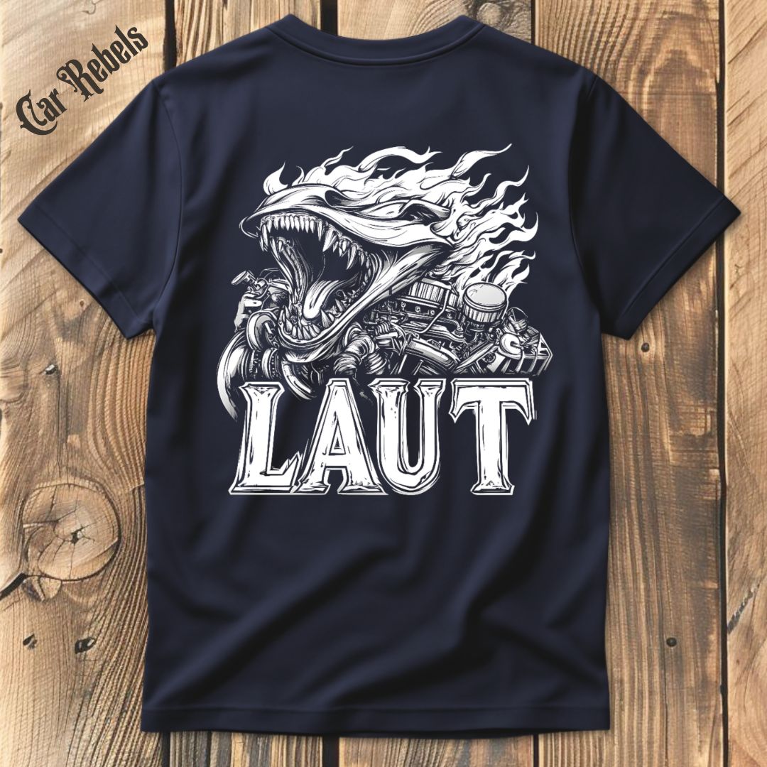 Drache V8 T-Shirt Backprint - Car Rebels