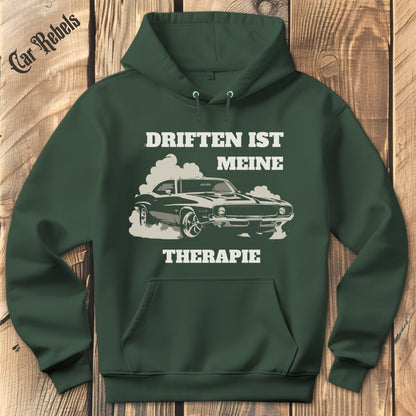 Driften ist meine Therapie Hoodie - Car Rebels