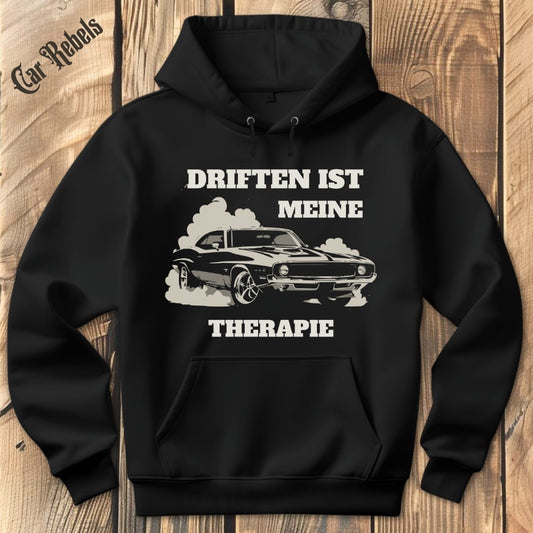 Driften ist meine Therapie Hoodie - Car Rebels
