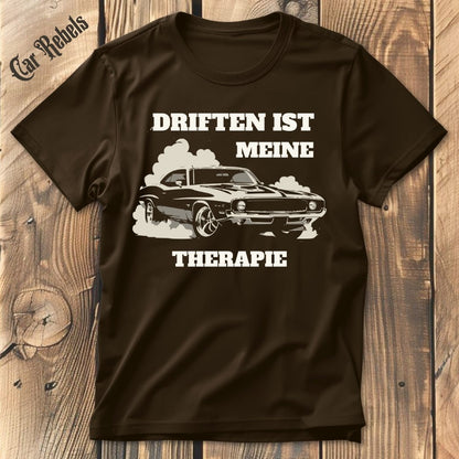 Driften ist meine Therapie T-Shirt - Car Rebels