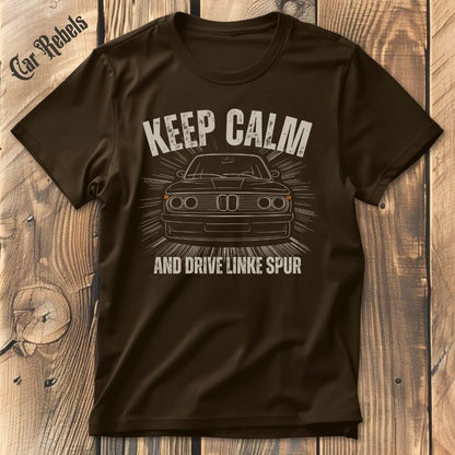 Drive linke Spur BMW Classic e3 T-Shirt - Car Rebels