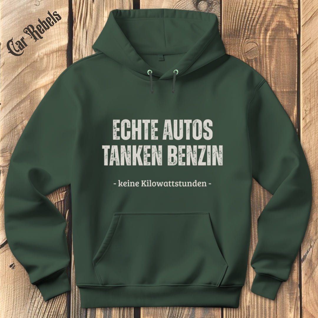 Echte Autos tanken Benzin | Hoodie - Car Rebels