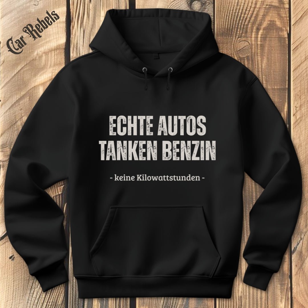 Echte Autos tanken Benzin | Hoodie - Car Rebels