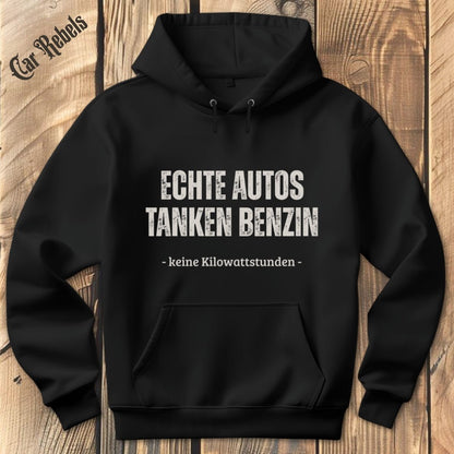 Echte Autos tanken Benzin | Hoodie - Car Rebels