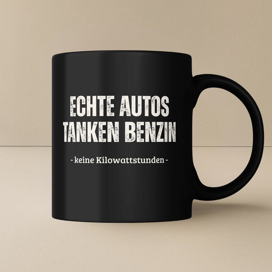 Echte Autos tanken Benzin Tasse - Car Rebels
