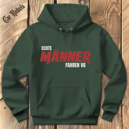 Echte Männer fahren V6 Hoodie - Car Rebels