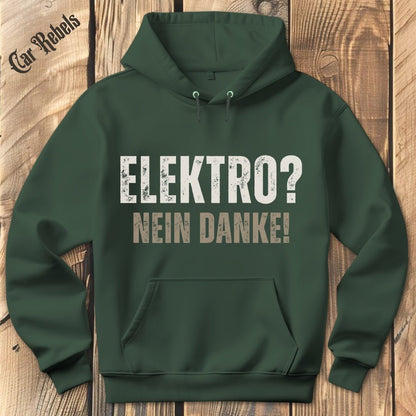 Elektro - nein danke Hoodie - Car Rebels