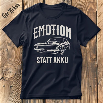 Emotion statt Akku Retro | Unisex T - Shirt - Car Rebels