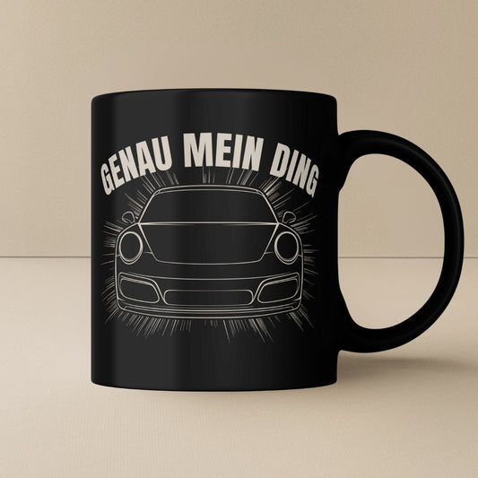 Genau mein Ding Porsche Tasse - Car Rebels