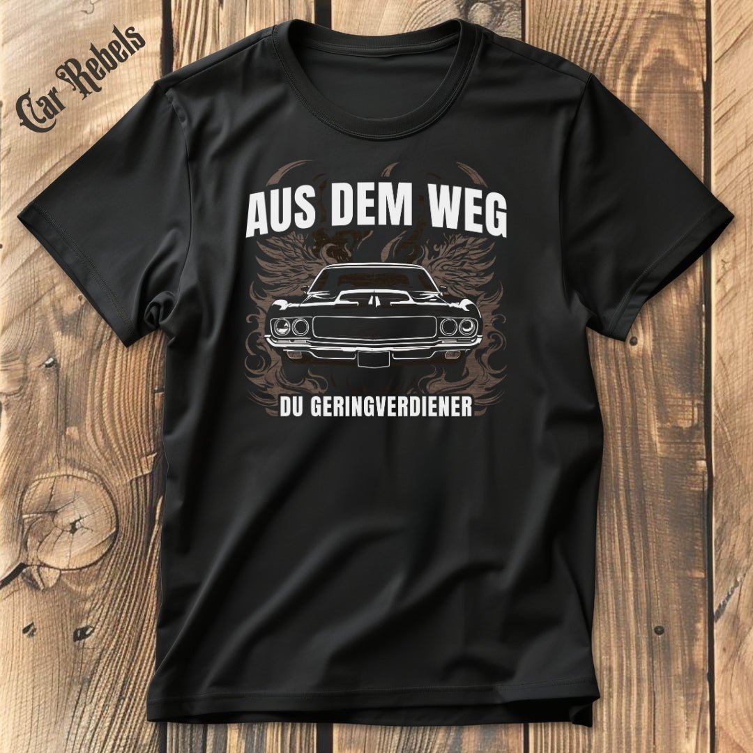 Geringverdiener Flame | Unisex T-Shirt - Car Rebels