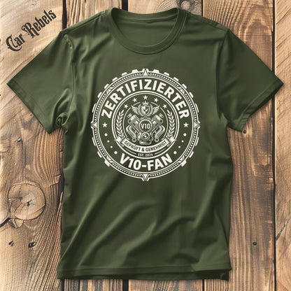 Zertifizierter V10 Fan T-Shirt