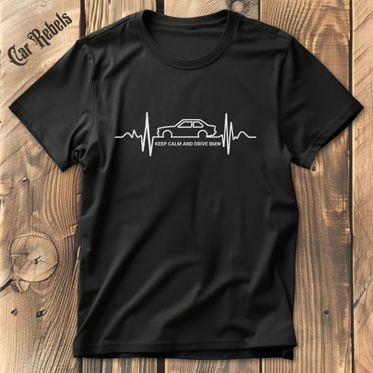 Herzschlag BMW T-Shirt - Car Rebels
