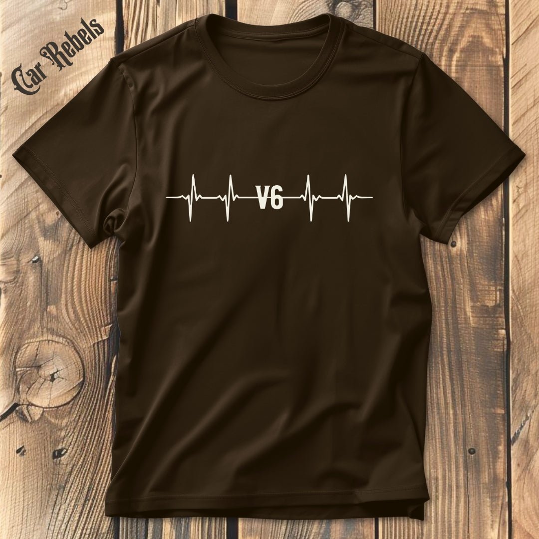 Herzschlag V6 T-Shirt - Car Rebels