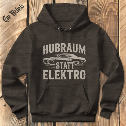 Hubraum statt Elektro 70 Hoodie - Car Rebels