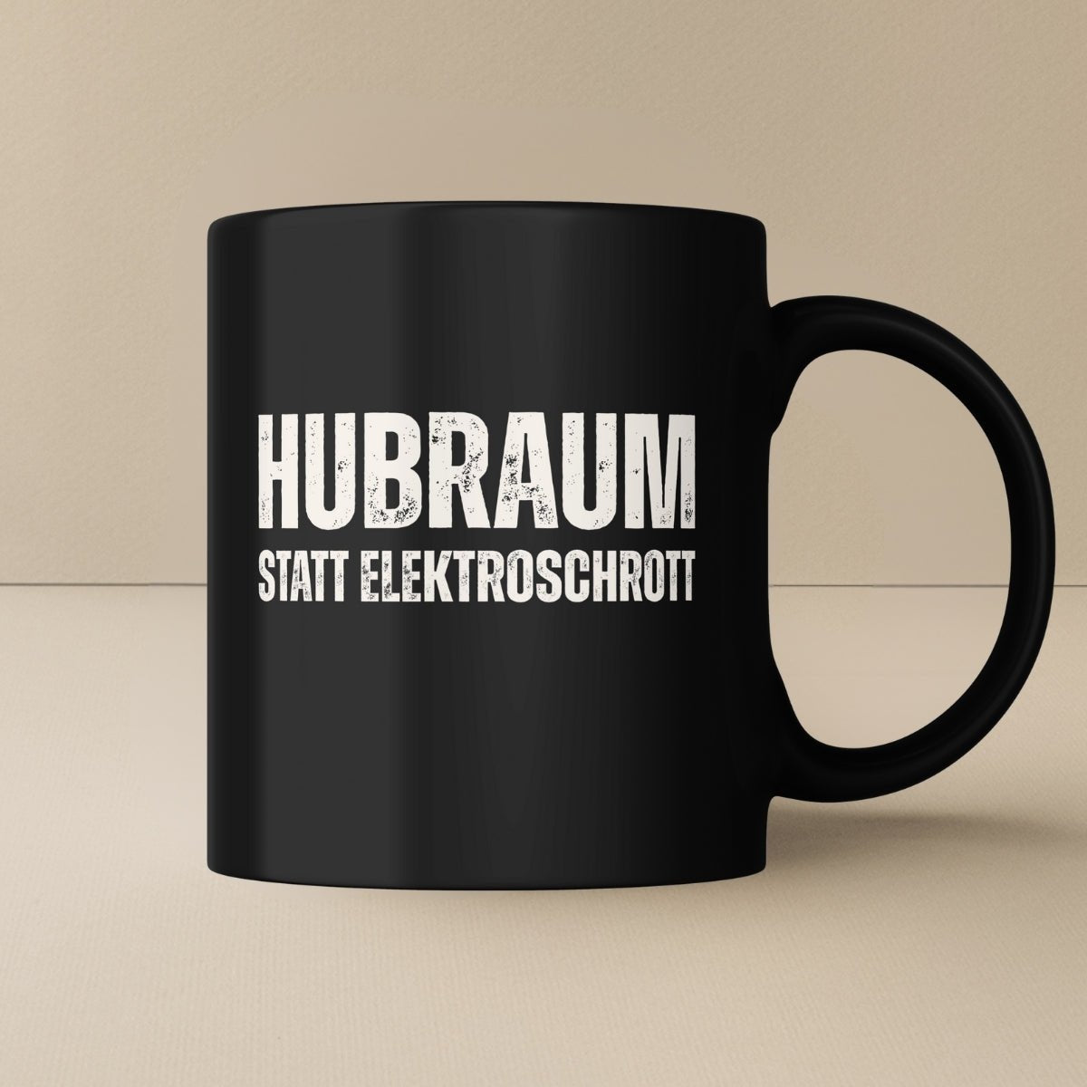 Hubraum statt Elektroschrott Tasse - Car Rebels