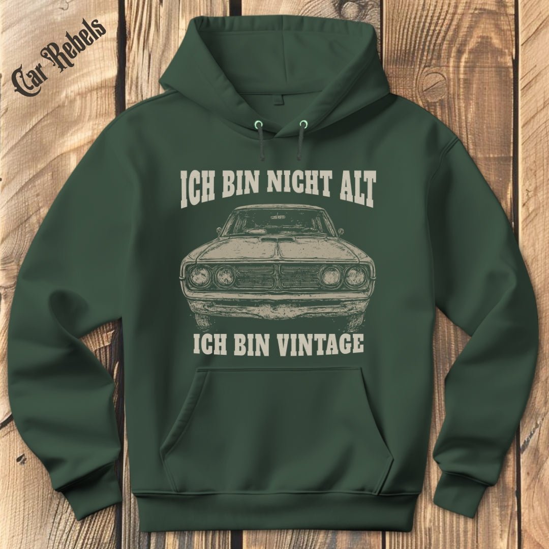 Ich bin Vintage Hoodie - Car Rebels