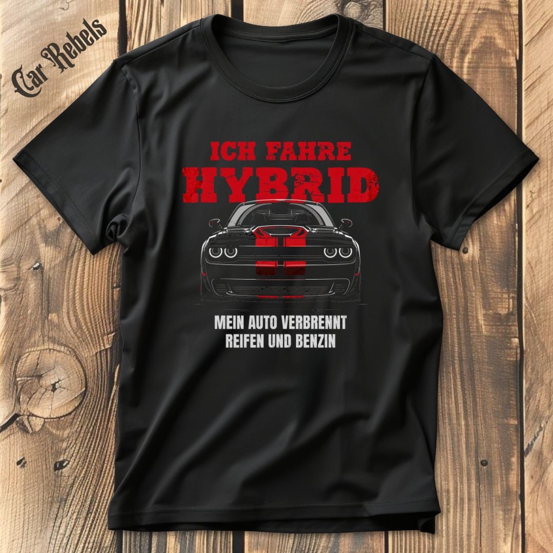 Ich fahre Hybrid - SRT Red | Unisex T - Shirt - Car Rebels