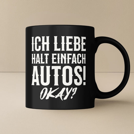 Ich liebe halt einfach Autos Tasse - Car Rebels