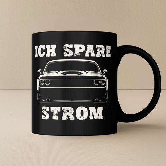 Ich spare Strom Tasse - Car Rebels