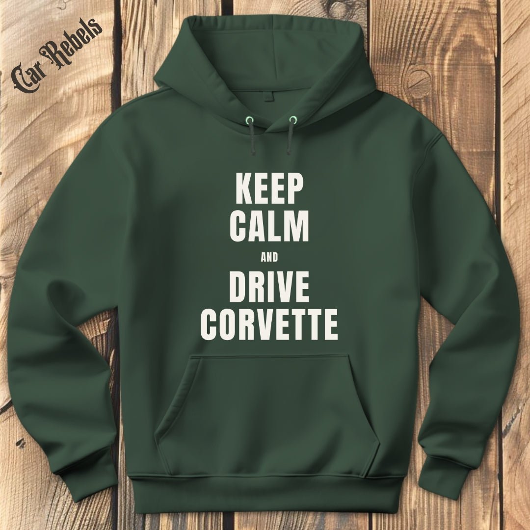 Keep Calm - Corvette | Hoodie - Car Rebels