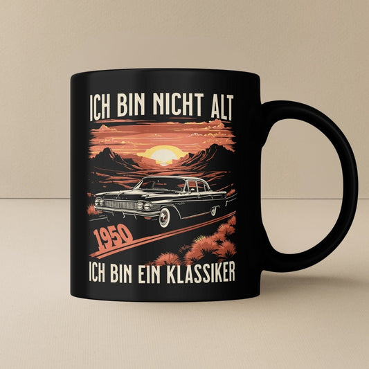 Klassiker Geburtstags Tasse 1950 - Car Rebels