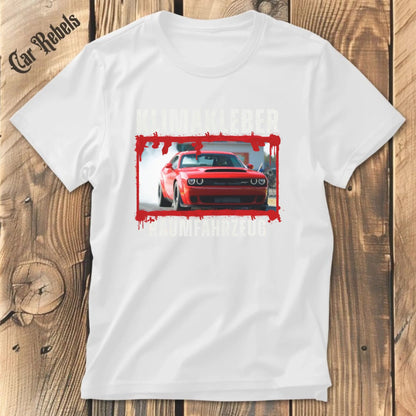 Klimakleber Räumfahrzeug individuelles T-Shirt - Car Rebels