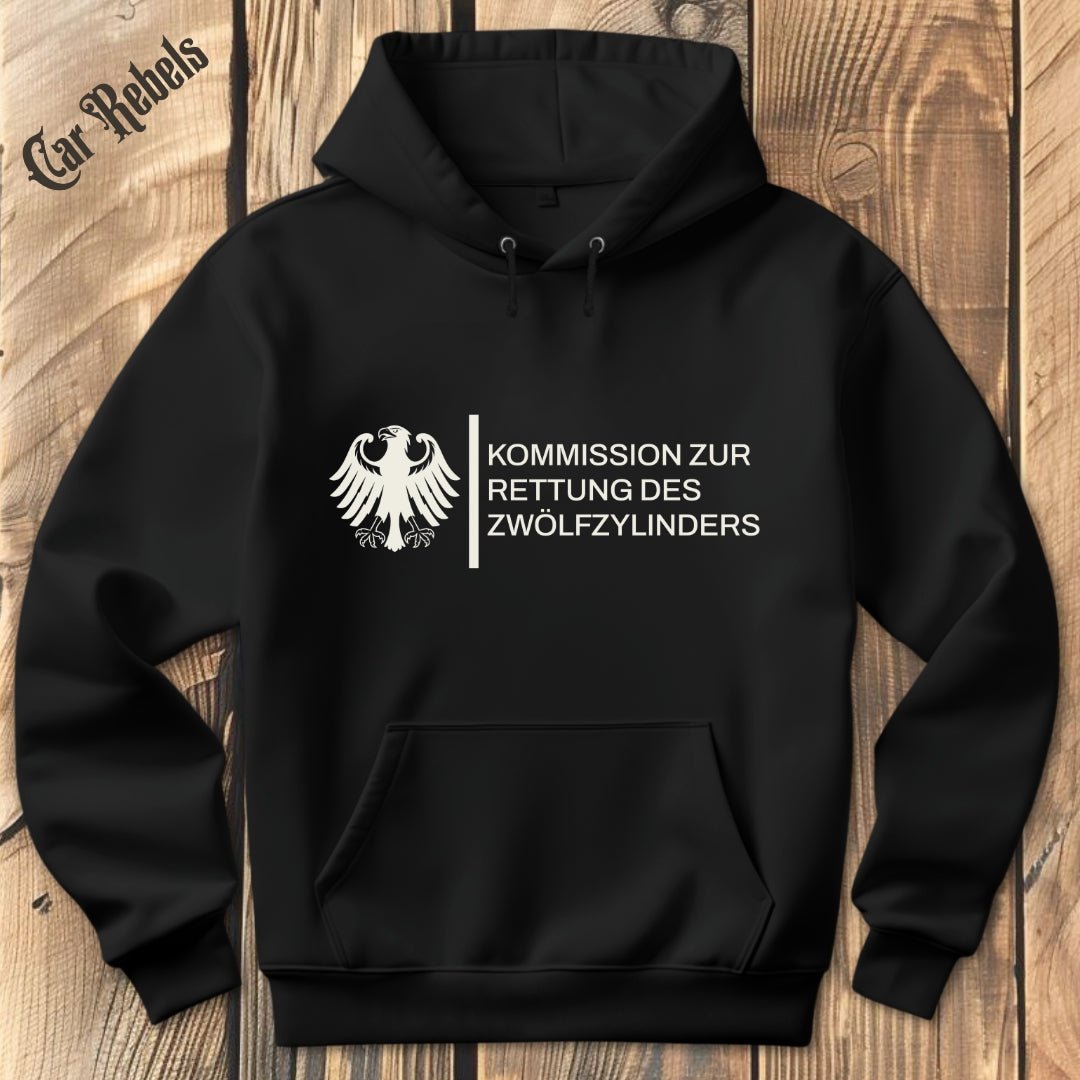 Kommission Rettung 12 Zylinder Hoodie - Car Rebels